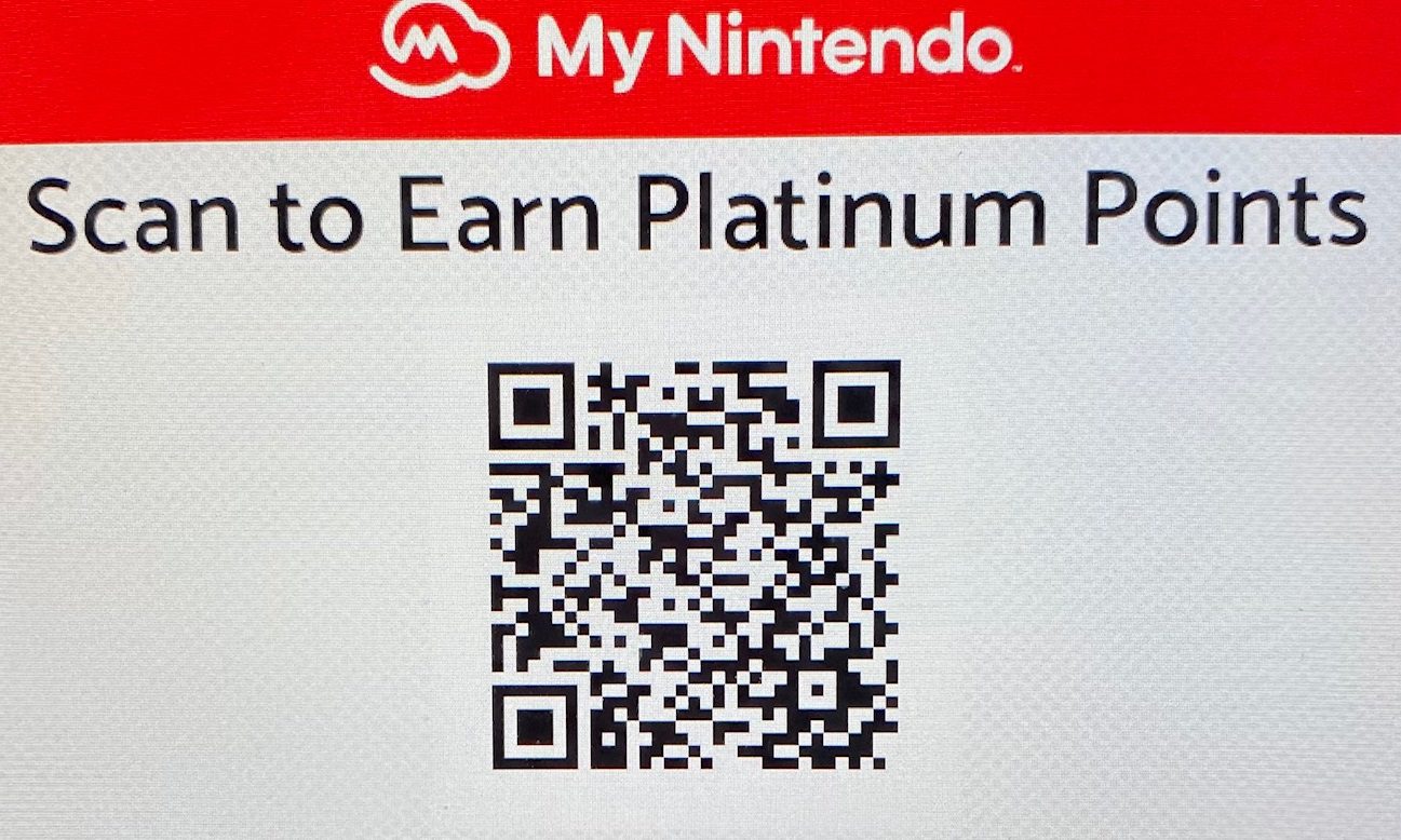 Scan This Code For Some Quick My Nintendo Platinum For Physical Rewards